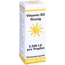 Vitamin D3 flüssig 2.500 I.E. Gerimed 15 ml Tropfen zum Einnehmen