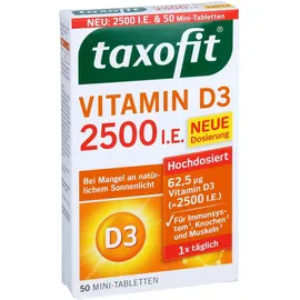 Taxofit Vitamin D3 2500 I.E. 50 Tabletten