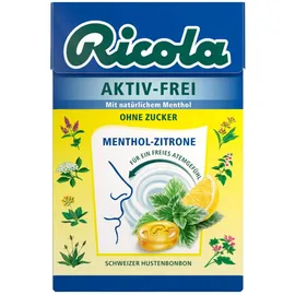 Ricola AKTIV-FREI Menthol-Zitrone 50 g Bonbons