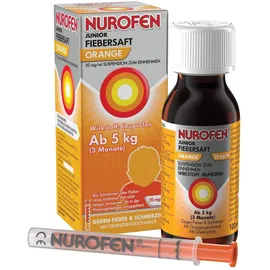 Nurofen Junior Fieber- & Schmerzsaft Orange 20 mg pro ml 100 ml