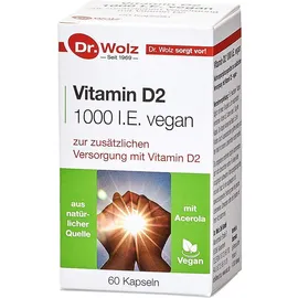 Vitamin D2 1000 I.E. Vegan 60 Kapseln