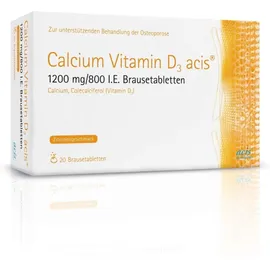 Calcium Vitamin D3 acis 1200 mg 800 I.E. 40 Brausetabletten