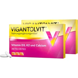 Vigantolvit Vitamin D3, K2 und Calcium 2 x 60 Filmtabletten