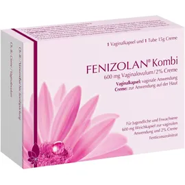 Fenizolan Kombi 600 mg Vaginalovulum 1 Stück + 2% Creme 15 G 1...