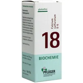 Biochemie Pflüger 18 Calcium Sulfuratum D6 100 Tabletten