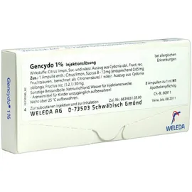 Weleda Gencydo 1% 8 Injektionslösung