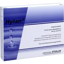 Hylan 10 Ein - Dosis - Behältnisse Mit Je 0,65 ml Augentropfen