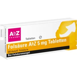 FOLSÄURE ABZ 5 mg Tabletten