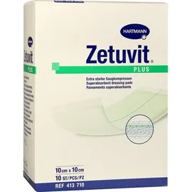 Zetuvit PLUS extra starke Saugkompressen steril 10x10cm