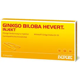 GINKGO BILOBA HEVERT Injekt Ampullen