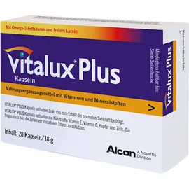 vitalux Plus Lutein und Omega 3 Kapseln