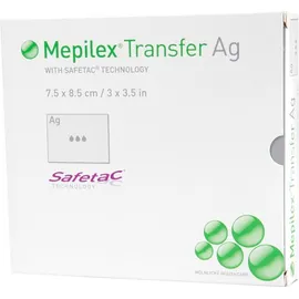 MEPILEX Transfer Ag Schaumverband 7,5x8,5 cm ster.