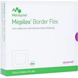 MEPILEX Border Flex Schaumverb.haftend 12,5x12,5cm
