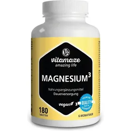 MAGNESIUM 350 mg Komplex Citrat/Oxid/Carbon.vegan