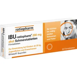 IBU-ratiopharm 200 akut Schmerztabletten