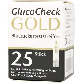 GLUCO CHECK GOLD Blutzuckerteststreifen