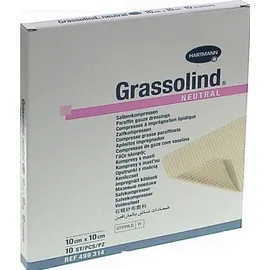 GRASSOLIND Salbenkompressen 10x10 cm steril
