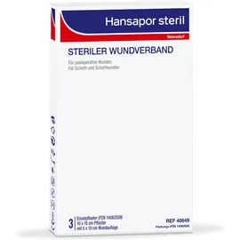 Hansapor STERILER WUNDVERBAND 10 x 15cm
