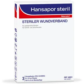 Hansapor STERILER WUNDVERBAND 8 x 10cm