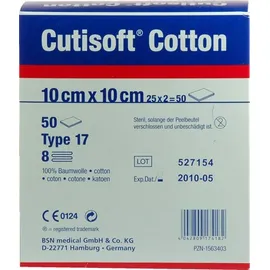 CUTISOFT Cotton Kompr.10x10 cm steril