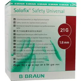 SOLOFIX Safety Univers.Lanzet.21G 1,8mm Stichl.