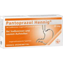 Pantoprazol Hennig bei Sodbrennen 20mg