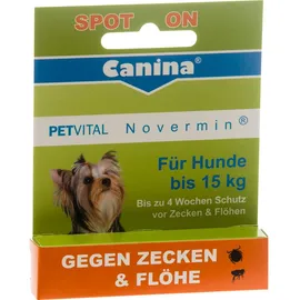PETVITAL Novermin flüssig f.Hunde bis 15 kg