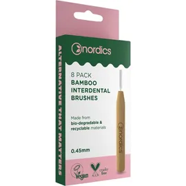 Öko Interdental Zahnbürste Bambus 0,45mm Nordics