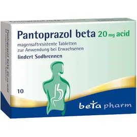 Pantoprazol beta 20 mg  acid