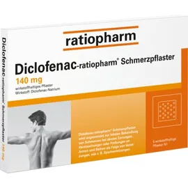 Diclofenac-ratiopharm Schmerzpflaster 140mg