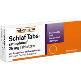 SchlafTabs-ratiopharm 25mg