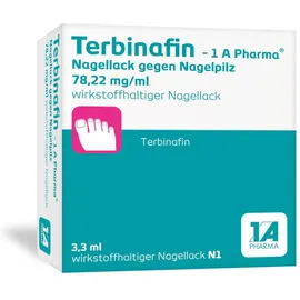 Terbinafin 1A Nagellack gegen Nagelpilz 78,22 mg/ml