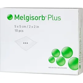 MELGISORB Plus Alginat Verband 5x5 cm steril
