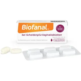Biofanal bei Scheidenpilz Vaginaltabletten