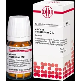 ZINCUM METALLICUM D 12 Tabletten