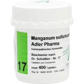 Manganum sulfuricum D12 Adler Pharma Nr.17, Tablette