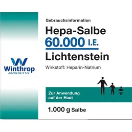 Hepa-Salbe 60000 I.E. Lichtenstein