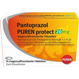 Pantoprazol PUREN protect 20mg magensaftresistente Tabletten