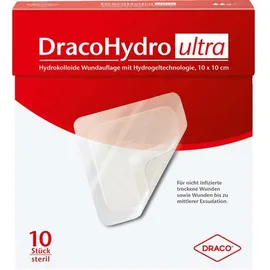 DRACOHYDRO ultra trans Hydrokoll.Wundaufl.10x10 cm