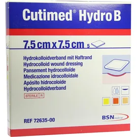 CUTIMED Hydro B Hydrok.Ver.7,5x7,5 cm m.Haftr.