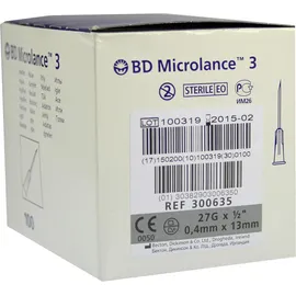 BD MICROLANCE 3 Sonderkanüle 27 G 1/2 0,4x13 mm