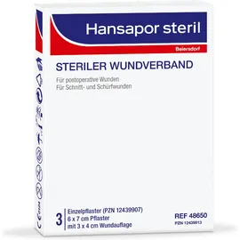 Hansapor STERILER WUNDVERBAND 6 x 7cm