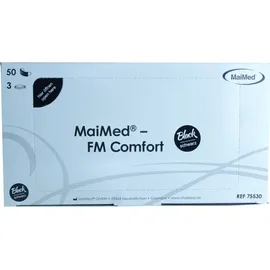 MaiMed- FM Comfort Medizinischer Mundschutz schwarz