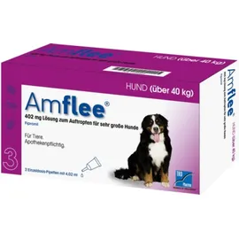 Amflee 402 mg Spot-on Lösung für sehr große Hunde 40-60kg