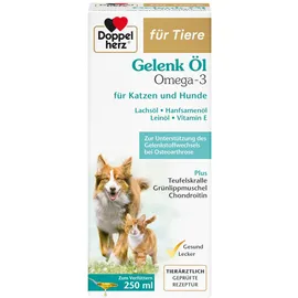 Doppelherz Gelenk Öl Omega-3 für Katzen und Hunde
