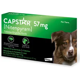 CAPSTAR 57 mg Tabletten für große Hunde