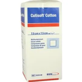Cutisoft Cotton Kompr.7,5x7,5 cm unster. 100 St