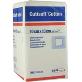 Cutisoft Cotton Kompressen 10x10 cm unsteril 100 St