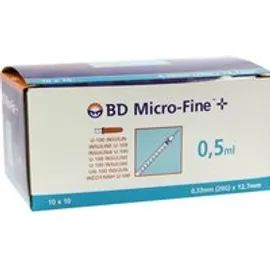BD Micro-fine+ Insulinspritze 0,5 ml U100 50 ml