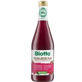 Biotta Bio Preiselbeer Plus Saft 500 ml